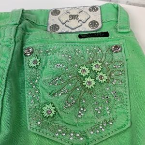 MissMe - Green Bermuda Shorts